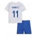 Billige Frankrike Ousmane Dembele #11 Bortetrøye Barn VM 2022 Kortermet (+ korte bukser)